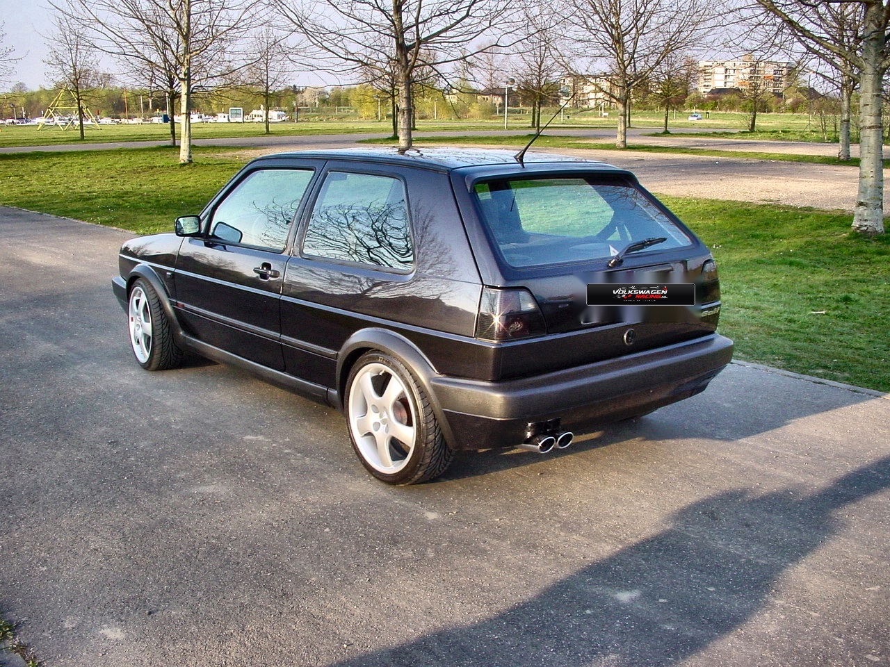 Golf II G60 achterzijde